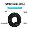 thumbnail image 3 of Gripping Ring Adjustable Forearm Muscle Exerciser Strengthener Hand Power Strengthener; Silicone Gym Hand Power Trainer, Black, 3 of 9