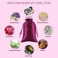 thumbnail image 3 of 30 Pcs Satin Cloth Gift Bags, For Christmas Party、Kids Classroom, Wedding, Birthday, or Baby Shower Party Favors, Christmas，July Fourth, Jewelry, 3x4 inches with Drawstring for Small Business, 3 of 4