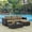 Espresso Mocha, variant on Modway Convene 3 Piece Outdoor Patio Sofa Set in Espresso Beige