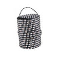 thumbnail image 3 of Bolsa de almacenamiento de hilo, bolsa organizadora de crochet, bolsa de crochet de moda, organizador de tejido para suministros de tejido, uso domést Negro, 3 of 8
