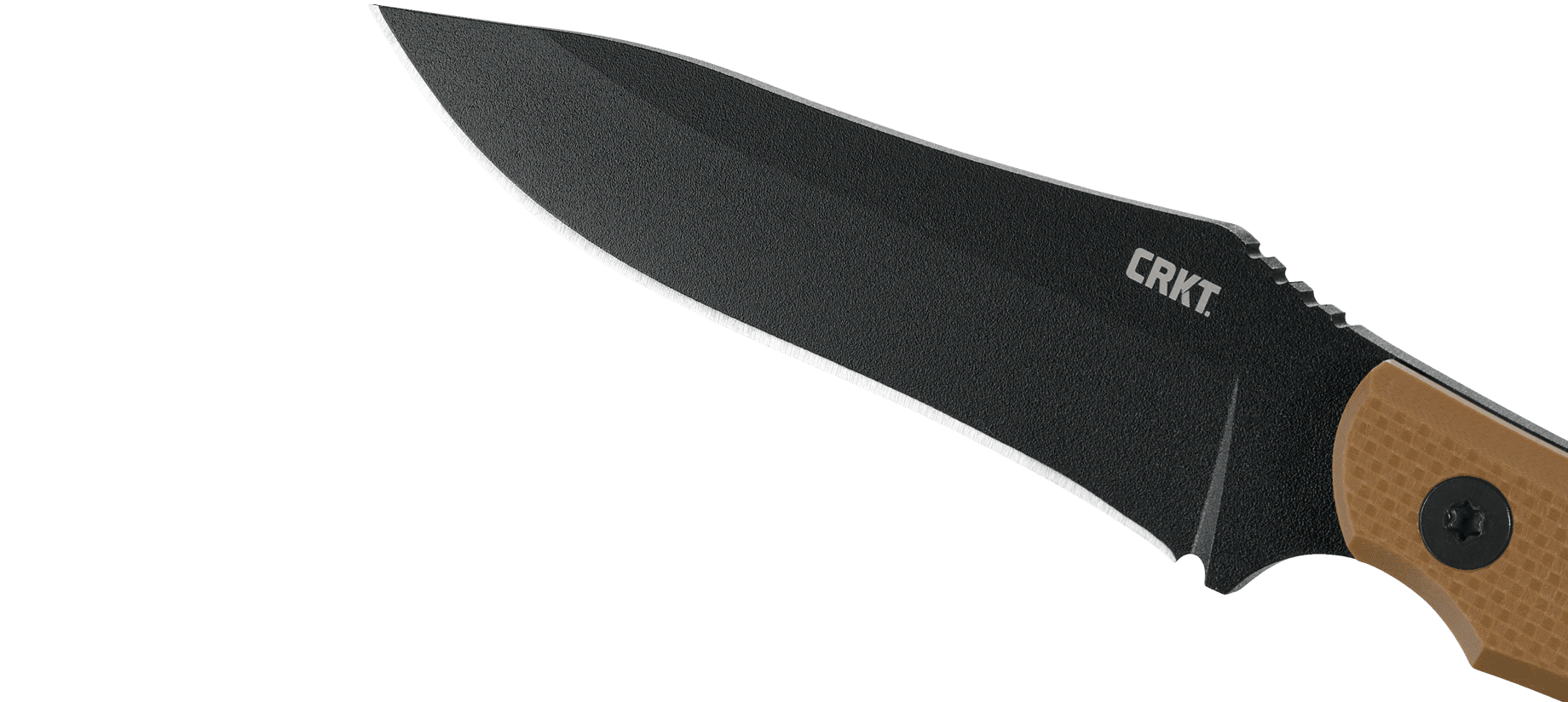 CRKT Ramadi Fixed Blade Knife with Sheath: SK-5 Plain Edge Blade, G10 Handle, 2083