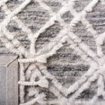 thumbnail image 6 of SAFAVIEH Casablanca Selma Abstract Wool Runner Rug, Grey/Ivory, 2'3" x 8', 6 of 7