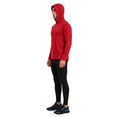 thumbnail image 2 of ZBORIBER Men's Hooded T-shirt, Moisture-wicking,Quick-drying,Red,Sizes S-3XL, 2 of 10