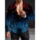 thumbnail image 1 of Camisa de hombre Y2K de verano , camisas con estampado 3D a la moda, camisa informal de manga larga de gran tamaño, camisetas ajustadas, ropa, 1 of 6