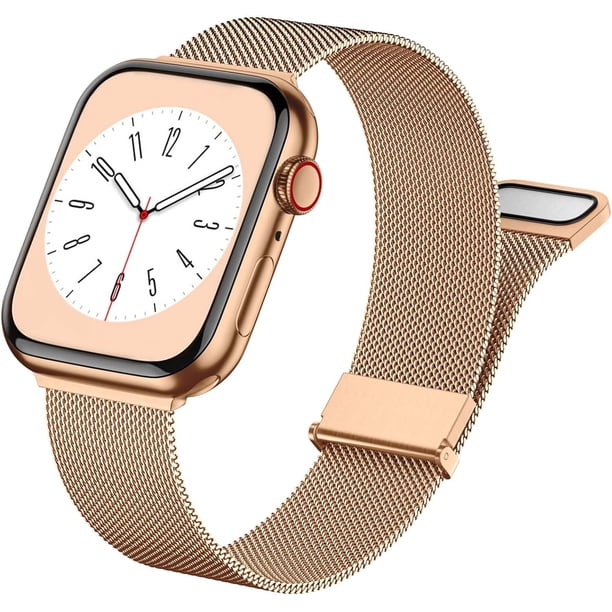 Yanonmyfd Correas Compatible con Apple Watch Correa 40mm 38mm 41mm 42mm 44mm 45mm 46mm 49mm, Clásica Correa de Metal de Acero Inoxidable para iWatch SE Series 11 10 9 8 7 6 5 4 Ultra 3 2 1
