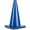 Blue, variant on Champion Sports 9" High Visibility Flexible Vinyl Cone for Athletics, Practices and Social Events, Orange