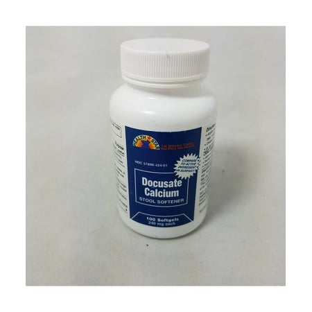 Fieldtex GeriCare Stool Softener Docusate Calcium Softgels 240 mg