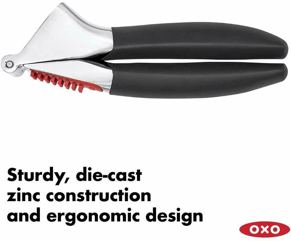 Stainless Steel Easy Clean Soft Handle OXO Good Grips Garlic Press And Crusher 