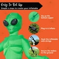 thumbnail image 6 of Joyfy 9 ft Halloween Inflatable Giant Alien Decoration with Built-in LEDs,Alien Halloween Decorations Outdoor Blow Up Yard Lawn Decoration, 6 of 9