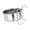 10x4.5CM, variant on Gieenan Stainless Steel Hanging Pet Bowls for Dogs & Cats Cage, Kennel, and Crate Feeder Dish for Food and Water Multi Sizes