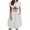 White Independence Day dresses, variant on Wycnly Womens Dresses for 4th of July Cotton Linen Loose Pocket Patriotic Independence Day Midi Dresses Short Sleeve Crewneck American Star Flag Print Knee-Length 2025 Summer Casual Dress Navy l