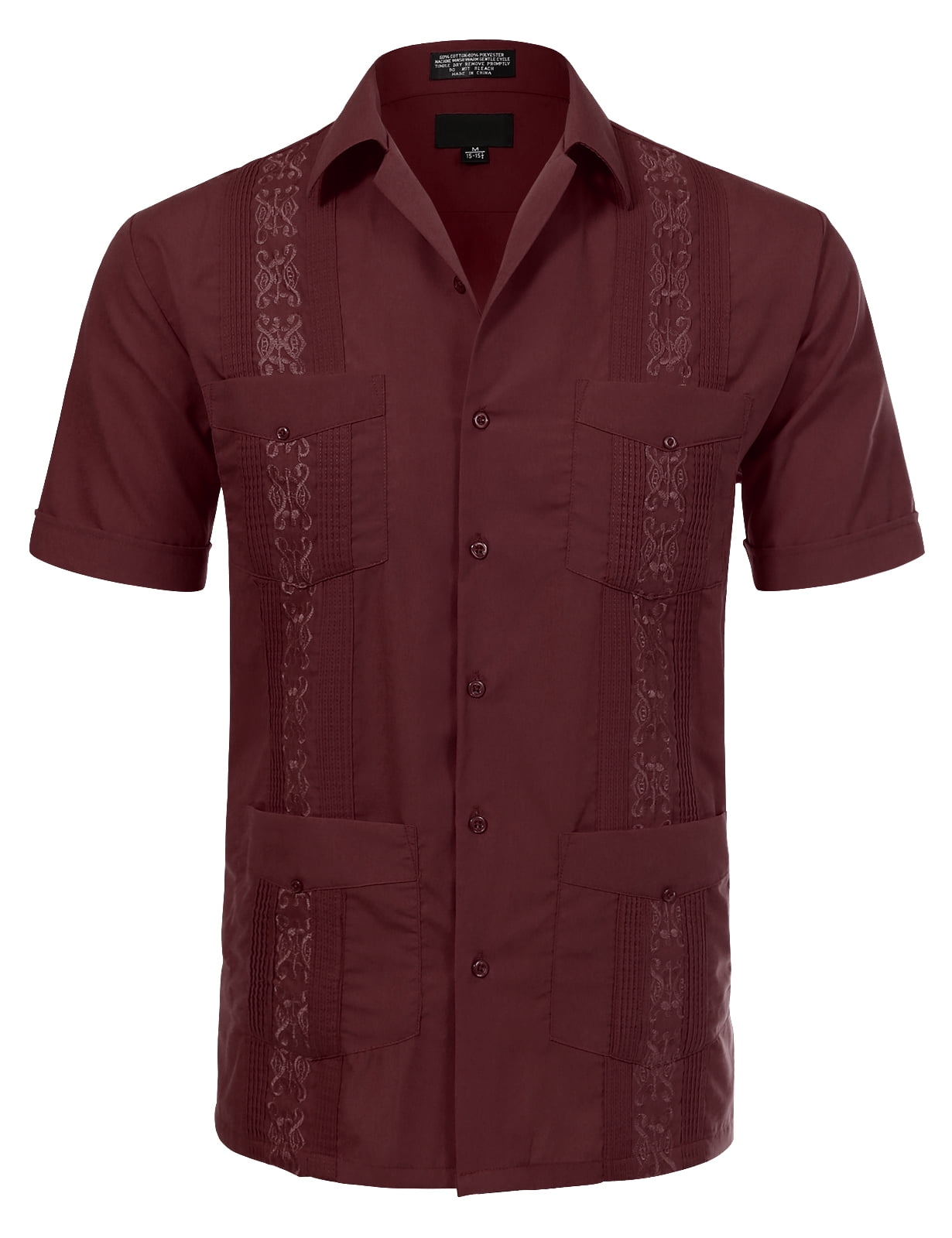Allsense Men's Short Sleeve Cuban 