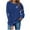 F-Navy, variant on Mgmyaa Womens Sweatshirts - Halloween Graphic Crewneck Tops Long Sleeve Hoodless Sweatshirts