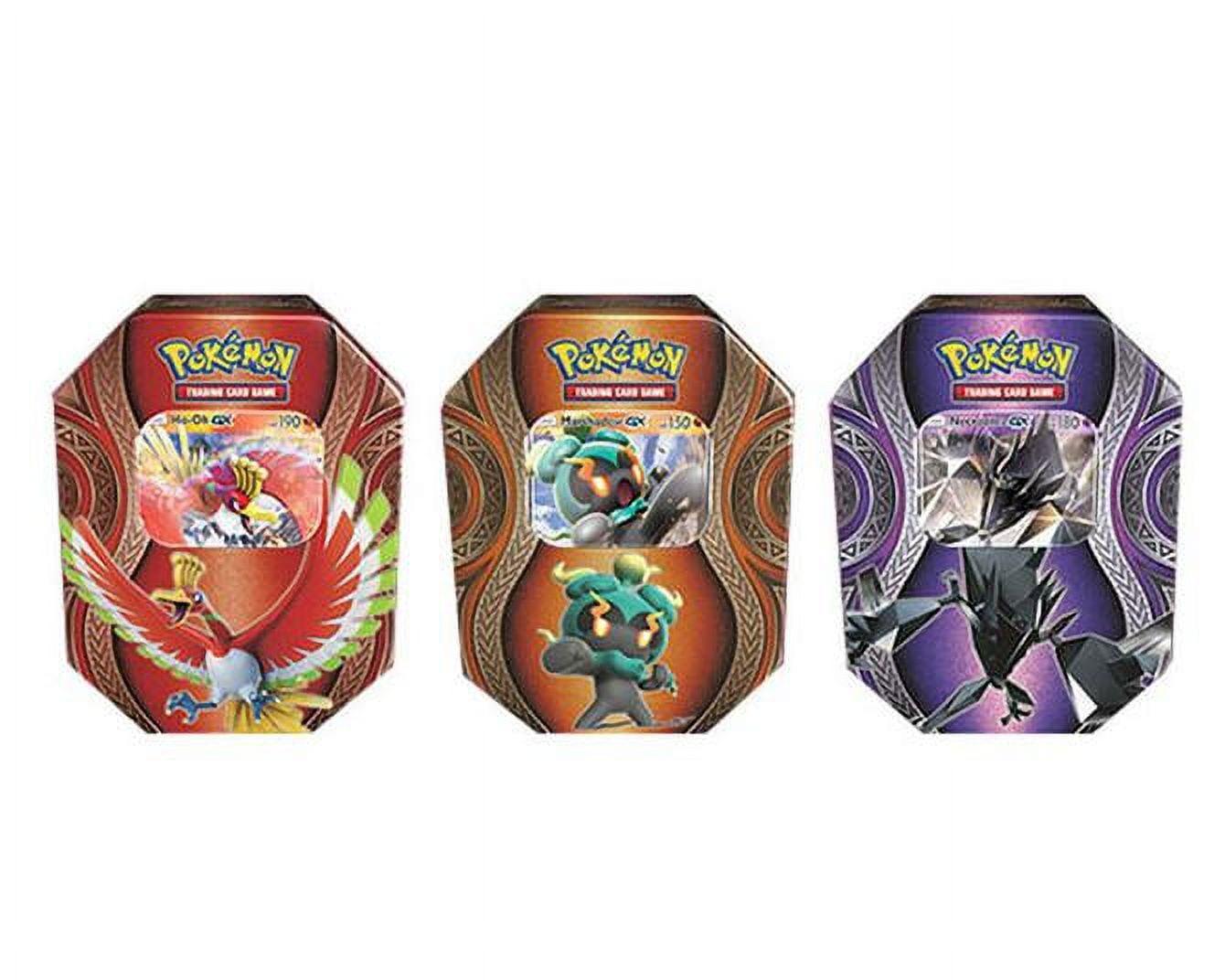 POKEMON TCG Pokémon TCG Mysterious Powers Tin Ho-Oh GX/Necrozma GX/Marshadow  GX Lot for Women