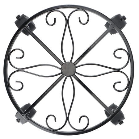 Plant with Wheels Rolling Plant Stand  Heavy Duty Iron Garden Flower Pot  Potted Plant with Locking A