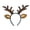 Middle, variant on SmartBy Reindeer Antlers Headband for Women Adults Plush Deer Ears Headpiece Reindeer Horns Costume Accessories for Halloween Christmas Party Cosplay Supplies