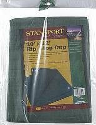 Stansport Rip Stop Tarp 10 ft. x 12 ft. Green, T-1012-P