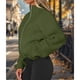 thumbnail image 5 of Chaquetas de Invierno para Mujer, de Forro , Larga, con Cremallera, , Cálidas, Estilo Otoño, para Hacer Ejercicio Verde XXL, 5 of 8