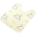 thumbnail image 5 of Cute Rabbit Bathroom Rug Rectangular Bath Mat Non Slip Bath Rugs Absorbent Shaggy Bathmats for Sink Shower 16" x 24", 5 of 7