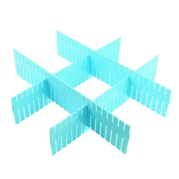 Home Storage Plastic Drawer Closet Grid Divider Tidy Organizer