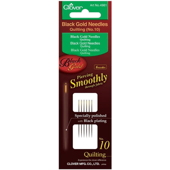 Black Gold Needles Quilting (No. 10)