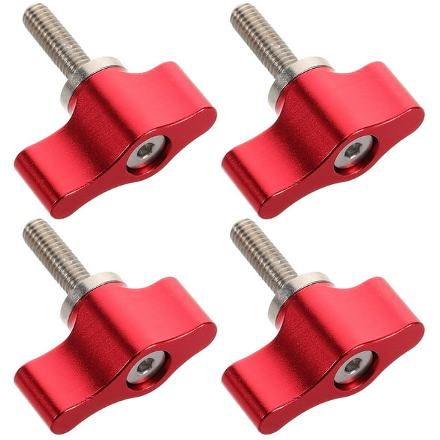 CTIRCHIU Clamping Screw Knob 4Pcs Red Aluminum Alloy Thumb Screw for Camera Mounting