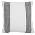 thumbnail image 6 of Laddha Home Designs Handwoven Geometric Striped Cotton Throw Pillow Cover - 20" - White and Black, 6 of 9