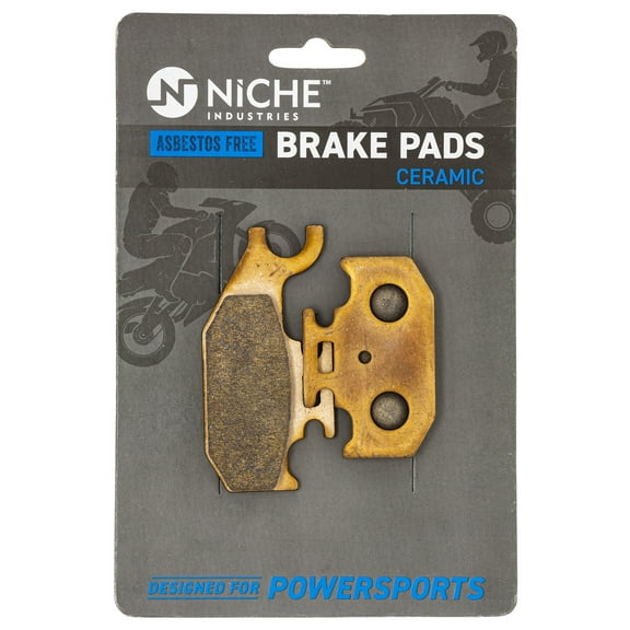 Niche Brake Pad Set Can-Am Outlander Maverick Front Right Rear Ceramic 705600349 519-KPA2334D