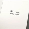 thumbnail image 2 of Papyrus Letterpress Wedding Greeting Card And Envelope; Eat, Drink, Be Married, 2 of 2