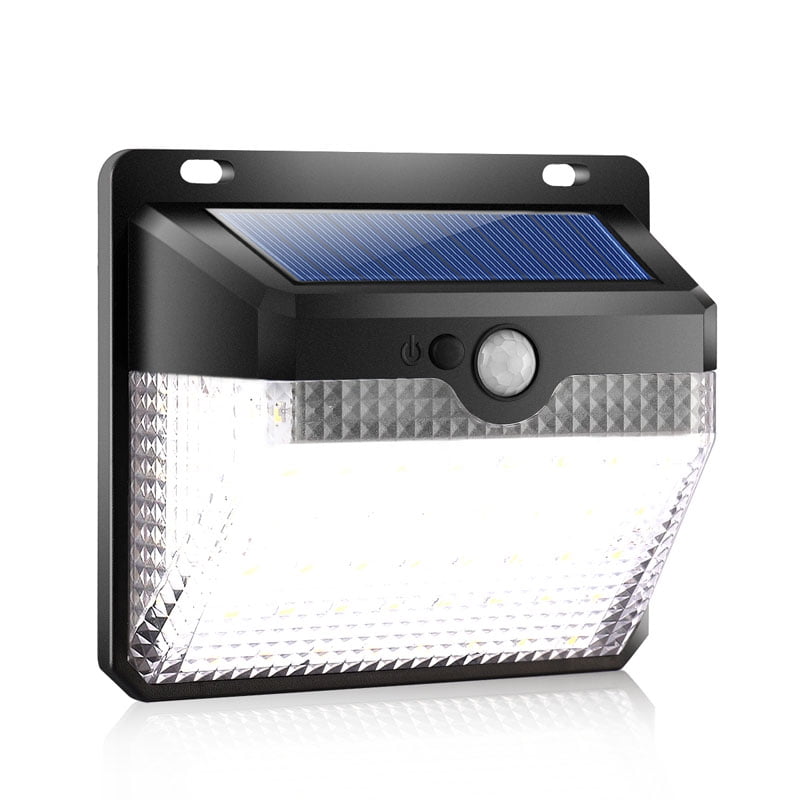 Solar Lights Outdoor [60 LEDs], Solar Powered Motion Sensor Lights Waterproof Security Wireless Wall Lights with 270° Wide Angle for Outdoor, Garden, Patio Yard, Deck Garage, Fence