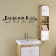 thumbnail image 3 of Decalgeek Removable DIY Wall Sticker Mural Home Decal Decor For Bathroom, 3 of 7