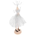 thumbnail image 5 of Jewelry Display Stand Necklace Holder Space Saving Easy to Coordinate White 24.00X7.00X2.50CM 1Pcs, 5 of 5