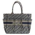 thumbnail image 1 of Pre-Owned Christian Dior Trotter Pattern Tote Bag Canvas Women's (Good), 1 of 11