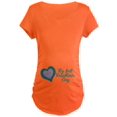 thumbnail image 1 of CafePress - My First Valentines Day Maternity Maternity T Shir - Maternity Dark T-Shirt, 1 of 1