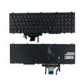 thumbnail image 4 of Teclado portátil canadiense French Layout Lightlight Número ergonómico Teclados Teclados Reemplazo de electrónica de computadora para Dell 7730 E7530 Methold EL006028-00B, 4 of 6