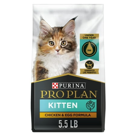 UPC: 0038100176868 | Purina Pro Plan Grain Free High Protein Natural Dry Kitten Food Chicken & Egg Formula 5.5 lb. Bag