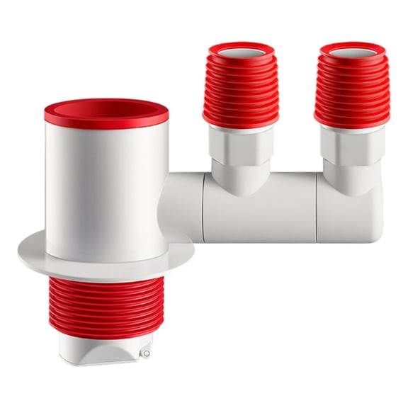 lanema Temperature Resistant Backflow Preventer Fitting Washing Machine Hose Connector for Household & Commercial Laundry Use