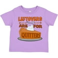 thumbnail image 3 of Inktastic Leftovers Are for Quitters with Pumpkin Pie Boys or Girls Toddler T-Shirt, 3 of 5