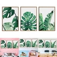 thumbnail image 1 of 3PCS Wall Painting Set Leaves Hanging Wall Pictures Home Wall Decorations, 1 of 9