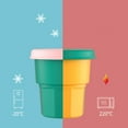 thumbnail image 3 of Vasos para niños y niños pequeños – Vasos para batidos a prueba de derrames con tapas regulares a prueba de fugas y pajitas de silicona – Vaso para bebé sin BPA para beber Xemadio HMHZ1063-2, 3 of 6