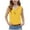 Yellow, variant on Mwjwdo Girls V-Neck Tank Tops Summer Sleeveless Tunic Shirts Children's Solid Color Casual Button Cotton Vest Red 5 Years