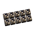 thumbnail image 3 of figatia Acrylic Six Sided Dices Set Toys 16mm Opaque for RPG Math Teaching Golden, 3 of 6