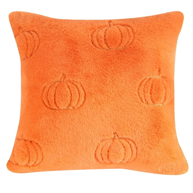 Throw Pillow Covers Pumpkin Embroidered Halloween Throw Pillow Cover Lumbar Cushion Halloween Decoration Thanksgiving Decoration Halloween Pillow Covers