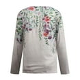 thumbnail image 5 of TIMIFIS Womens Crew Neck 3/4 Sleeve T-Shirts Solid Loose Cute Tunic Top BlousesFall, 5 of 5