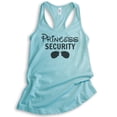 thumbnail image 1 of Princess Security Tank Top, Ladies Racerback Tank Top, Funny Princess Tank, Princess Vacation Tank, Cancun, X-Large, 1 of 3