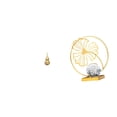 thumbnail image 1 of Estatua de calabaza de latón y hoja de hierro, adorno Feng Shui, recuerdo, centro de mesa decorativo para el Festival de Primavera, regalo de cumpleañ, 1 of 8