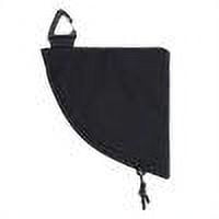 Bolsa impermeable para soporte de filtros de café, divisor incorporado con gancho (negro)