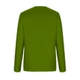 thumbnail image 5 of Dezsed Womens Long Sleeve Tops Crewneck Sweatshirts Casual Solid Color Tunic Tops Pullover Fall Savings Clearance! Green C S, 5 of 5