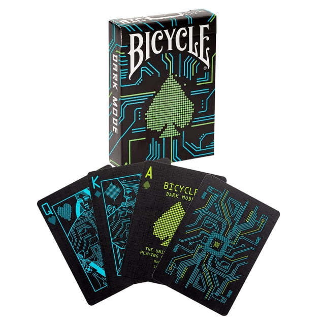 Juego de cartas Bicycle Dark Mode Black