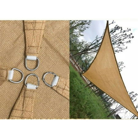 Sun Shade Triangle Waterproof Canopy Patio Awning Garden UV Shelter ...